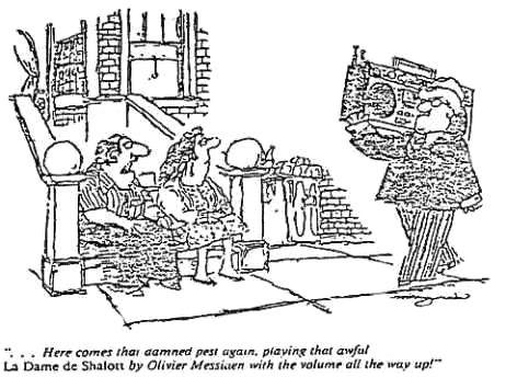 >Robert Helps’ clipping/press release: 'La Dame de Shalott' by Olivier Messiaen